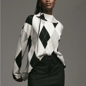 Anthropologie Maeve Carys Mock-Neck Sweater XS Runs Large NWT